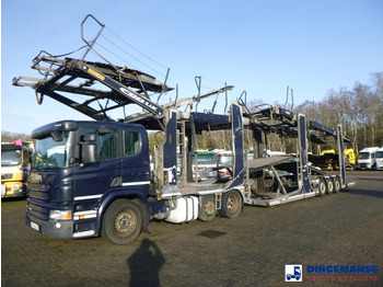 Camión portavehículos SCANIA P 410