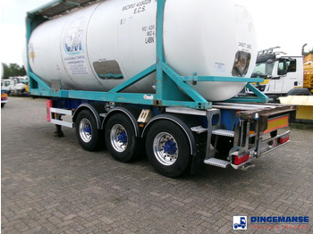 Camión portacontenedore/ Intercambiable Van Hool 3-axle container trailer + ADR: foto 3