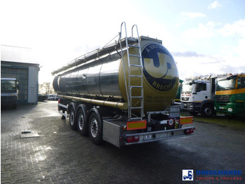 Semirremolque cisterna Van Hool Chemical tank inox 30 m3 / 1 comp ADR 12/03/2024: foto 4