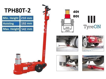 Equipo de taller TPH80T-2 Air hydraulic jack 80 Tons - Minimum height 21 cm: foto 2 Equipo de taller TPH80T-2 Air hydraulic jack 80 Tons - Minimum height 21 cm: foto 2
