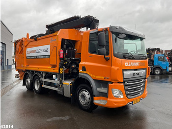 Camión de basura DAF FAN CF 340 Hiab 23 ton/meter laadkraan Welvaarts weighing system: foto 3