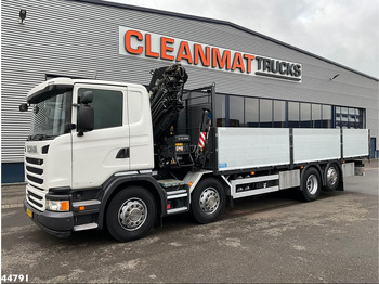 Camión grúa Scania G 450 8x2 Euro 6 Hiab 32 Tonmeter laadkraan Just 114.221 km!: foto 2