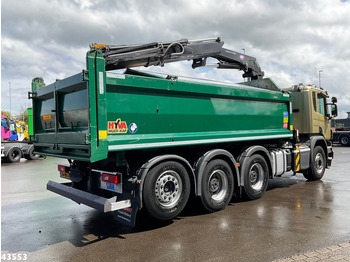 Camión volquete, Camión grúa Scania P 410 8x4 Euro 6 HMF 18 Tonmeter laadkraan: foto 5