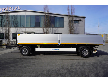 Remolque plataforma/ Caja abierta nuevo KRONE Construction trailer / Flatbed 18 pallets / NEW year 2024: foto 3