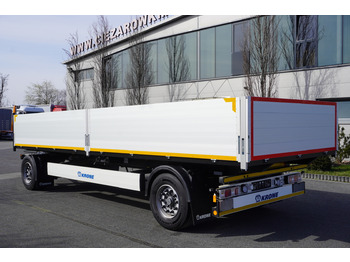 Remolque plataforma/ Caja abierta nuevo KRONE Construction trailer / Flatbed 18 pallets / NEW year 2024: foto 4