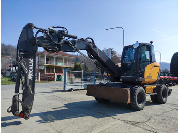 Excavadora de ruedas MECALAC