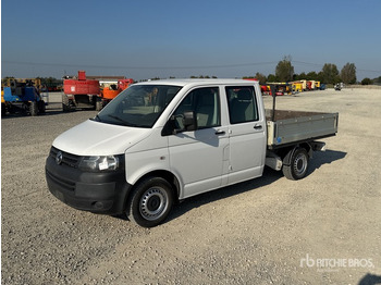 Furgoneta caja abierta 2014 Volkswagen Transporter Crew Cab Flatbed Truck: foto 2