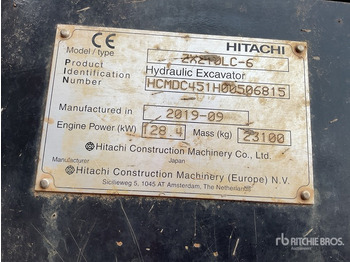 Excavadora de cadenas HITACHI ZX210LC-6