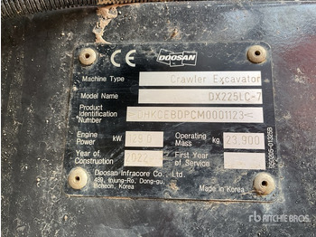 Excavadora de cadenas DOOSAN DX225LC-7