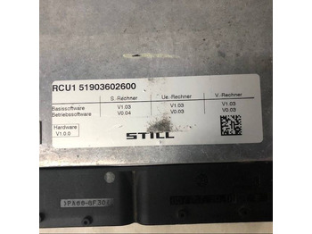 Unidad de control para Equipo de manutención Motor controller RCU1 for Still: foto 4 Unidad de control para Equipo de manutención Motor controller RCU1 for Still: foto 4