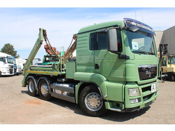 Camión portacontenedor de cadenas MAN TGS 26.480 + EURO 5 + 6X2/4: foto 5
