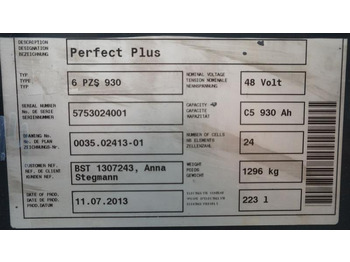 Acumulador HAWKER 48 Volt 6 PzS 930 Ah: foto 5
