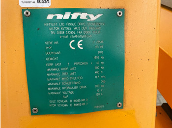 Plataforma elevadora remolcable Niftylift 170 H E: foto 3