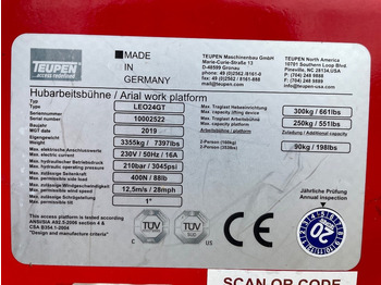 Plataforma articulada Teupen Leo 24 GT SOLD: foto 3