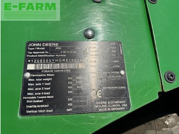 Cosechadora de forraje John Deere 8500: foto 4
