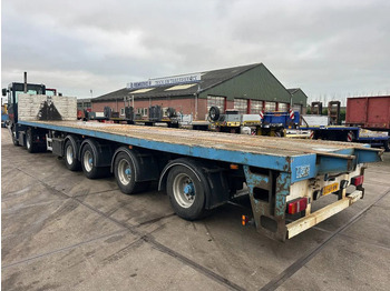 Semirremolque plataforma/ Caja abierta Floor 2 AXLE STEERING an 2 LIFT AXLE: foto 5