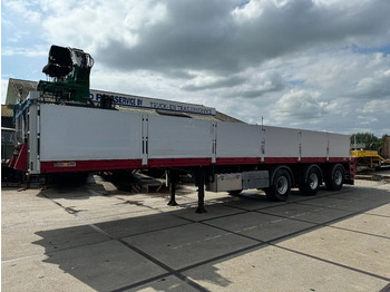 Semirremolque plataforma/ Caja abierta Floor FLO 18 30 S2 + KENNIS CRANE 3X STEERING AXLE: foto 3