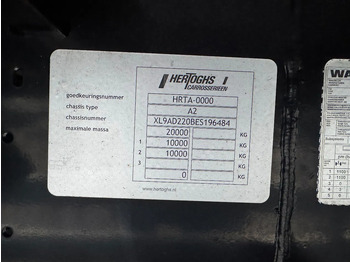 Remolque con toldo Hertoghs AC2 BPW AXLE SLIDING ROOF: foto 5