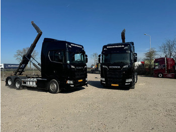 Camión multibasculante Scania R580 V8 NGS 6X2 EURO 6 VDL 20T HOOK: foto 2