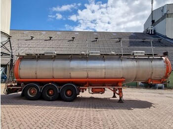 Semirremolque cisterna Burg Chemical - INOX - RVS - 31 m3 - 3 Comp.: foto 5