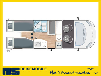 Autocaravana perfilada CHAUSSON S697 First Line