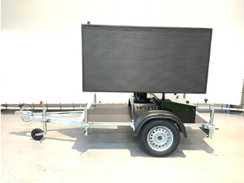 Equipo de construcción, Remolque Viplex tekstkar P8 ledscherm op aanhangwagen: foto 2