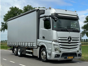 Camión lona Mercedes-Benz Actros ACTROS 2545LL EURO6. 2021. Schuifzeil Bakwagen met Laadklep.: foto 2