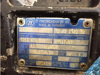 Caja de cambios y piezas MAN