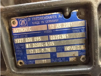 Caja de cambios y piezas MAN