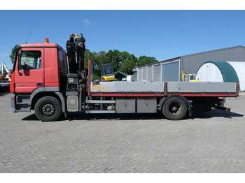 Camión caja abierta, Camión grúa Mercedes-Benz 1844 L Actros 4x2, Hiab 144E-3, Funk, Voll-Luft: foto 2