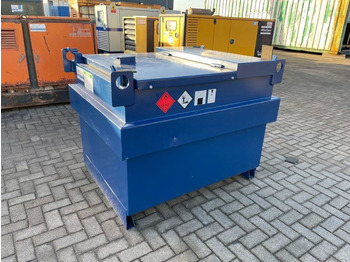 Tanque de almacenamiento Kiwa IBC Steenbergen 750 liter Dieseltank met handpomp: foto 3