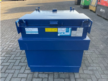 Tanque de almacenamiento Kiwa IBC Steenbergen 750 liter Dieseltank met handpomp: foto 2