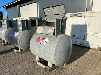 Tanque de almacenamiento dieseltank Rietberg 1000 liter Dieseltank Gegalvaniseerd IBC met keuring !: foto 2