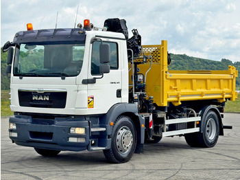 Camión volquete, Camión grúa MAN TGM 18.340* KIPPER 4,05m*HIAB 111 B-2 HIDUO/FUNK: foto 5
