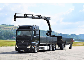 Camión grúa, Camión caja abierta Mercedes-Benz ACTROS 2542 + PK18002-EH C/FUNK + Anhänger!: foto 2