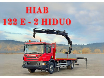 Leasing para Scania P 280 * HIAB 122 E - 2 HIDUO + FUNK* TOPZUSTAND  Scania P 280 * HIAB 122 E - 2 HIDUO + FUNK* TOPZUSTAND: foto 1