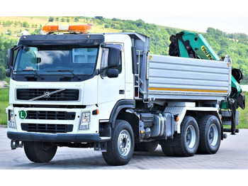 Camión volquete, Camión grúa Volvo FM 440 Kipper 4,80m + PK 17000D/6x4 * TOPZUSTAND: foto 4