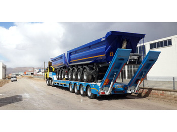 Semirremolque góndola rebajadas para transporte de equipos pesados nuevo LIDER 2025 model new directly from manufacturer company available stock: foto 3