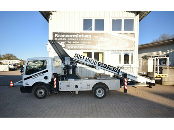 Camión, Camión grúa Nissan NT400 Cabstar Klaas Theo Emelőkosaras 25m: foto 2