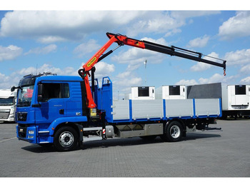 Camión caja abierta, Camión grúa MAN TGM / 18.290 / SKRZYNIOWY + HDS + WINDA / PALFINGER PK 12002 /: foto 3 Camión caja abierta, Camión grúa MAN TGM / 18.290 / SKRZYNIOWY + HDS + WINDA / PALFINGER PK 12002 /: foto 3