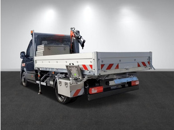 Camión caja abierta, Camión grúa nuevo Volkswagen Crafter 50 - Flatbed truck + crane: foto 3