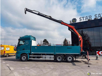 Camión grúa, Camión caja abierta Mercedes-Benz  ACTROS 2545 6x2 Palfinger PK 16001 HDS Crane Mercedes-Benz  ACTROS 2545 6x2 Palfinger PK 16001 HDS Crane: foto 4