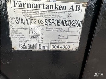 Tanque de almacenamiento dieseltanker på 2000L: foto 5