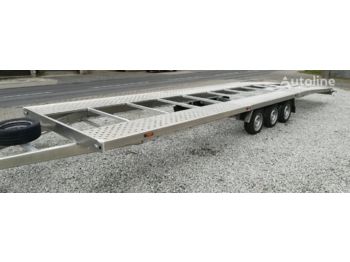 Remolque portavehículos nuevo Boro LAWETA ALUMINIOWA NA DWA AUTA 8.5M 670KG!: foto 1