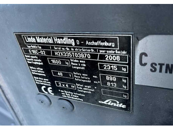 Carretilla elevadora eléctrica Linde E16C-02: foto 4