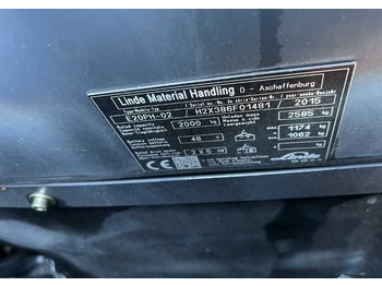 Carretilla elevadora eléctrica Linde E20PH-02: foto 4