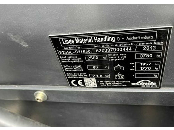 Carretilla elevadora eléctrica Linde E25HL-01/600: foto 4