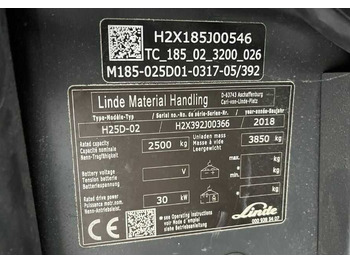 Carretilla elevadora diésel LINDE H25
