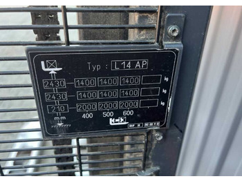 Apilador Linde L14lAP: foto 5