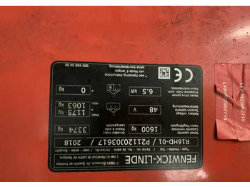 Retráctil Linde R16HD-01: foto 4